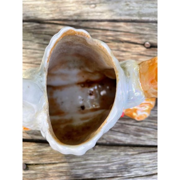 Vintage 1950s Lusterware Swan Planter With Vases - Picture 4 of 13